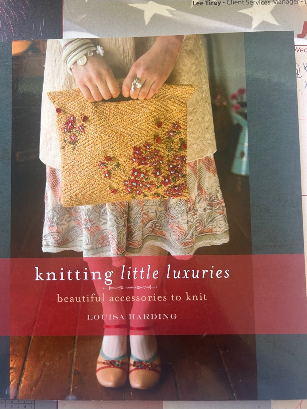 Knitting little luxuries - beautiful accessories to knit - Louisa Harding - EUC